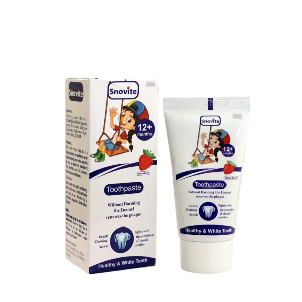 SNOVITE | TOOTH PASTE | NO FLUORIDE | 12M-6Y