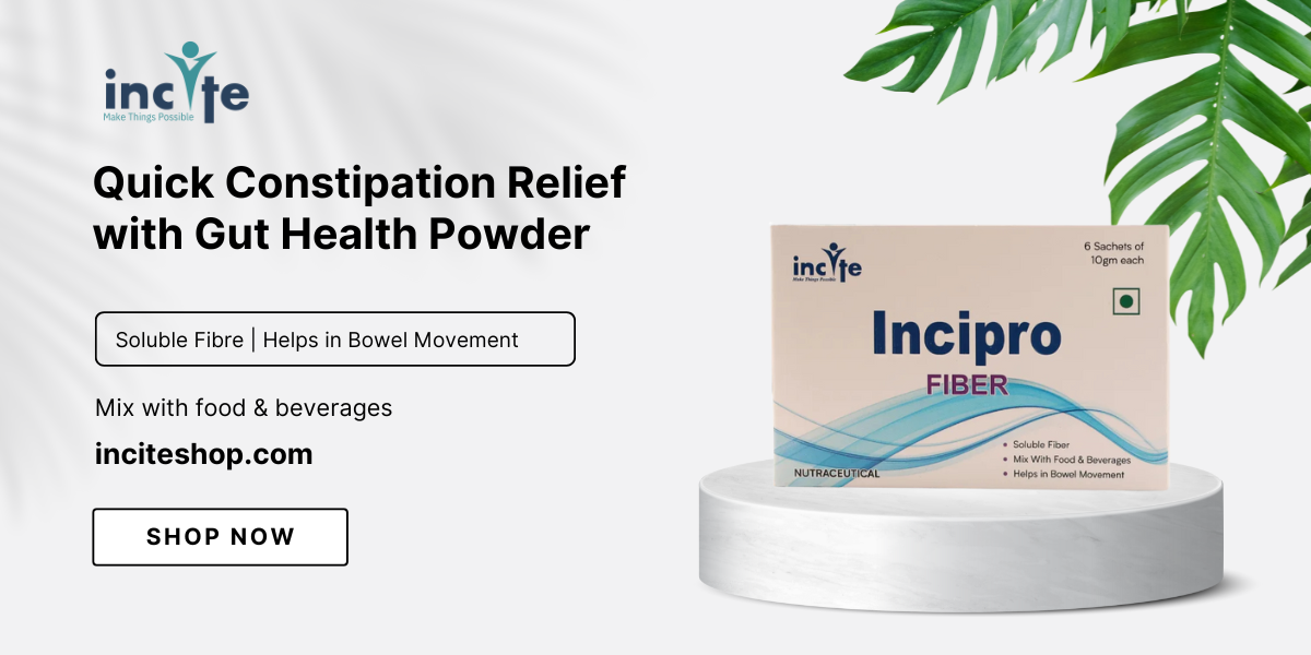 Quick Constipation Relief with Gut Health Powder, India September 2025