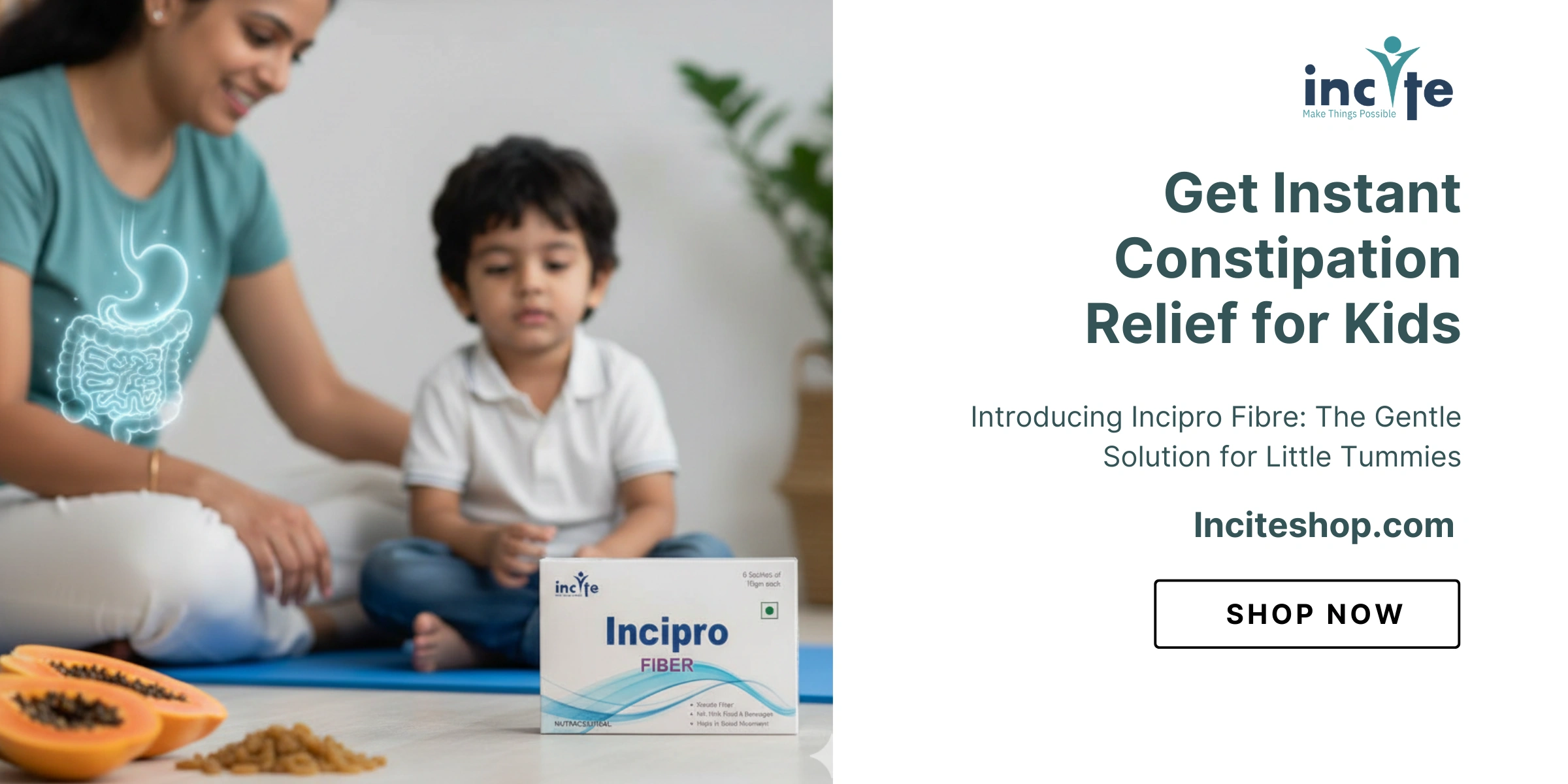 Get Instant Constipation Relief for Kids, India March 2026
