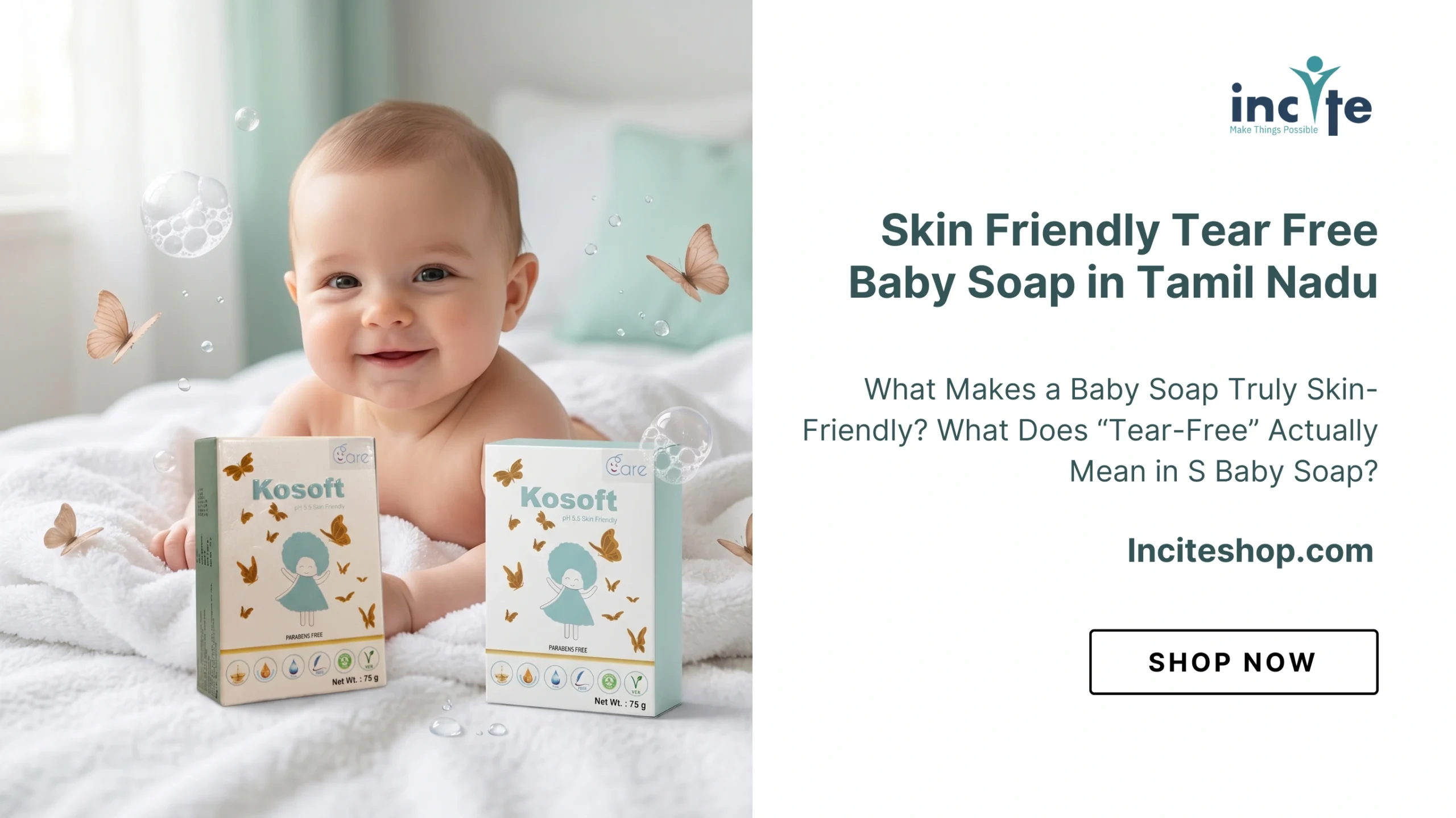 Skin Friendly Tear Free Baby Soap in Tamil Nadu